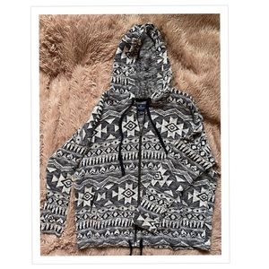 Aztec Zip Up Hoodie